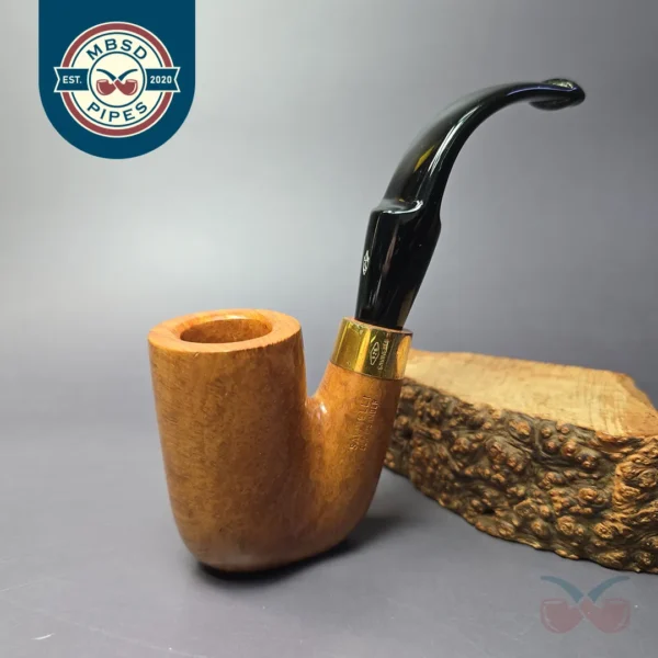 Savinelli Don Lisander 604 EX Smooth Oom Paul Estate Briar Pipe, Unsmoked