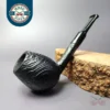 Proxima by Piero Vitale Black Sandblasted Egg Briar Pipe, New