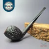 J Mouton Sandblasted Tavern Belge Handmade Briar Pipe, New