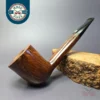 James Upshall Grade A Grp 6 Smooth Hex Shank Canadian Estate Briar Pipe, Unsmoked