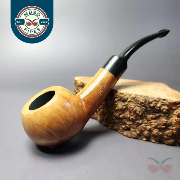Michel Selected Smooth Author Estate Briar Pipe, Unsmoked
