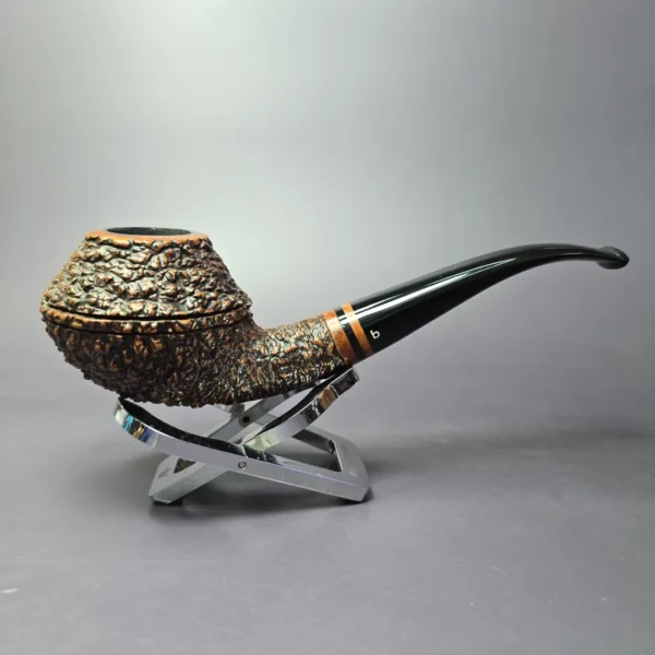 Becker (Fritz & Paolo) XL Rusticated Rhodesian Estate Briar Pipe, Italian Estates - Image 2