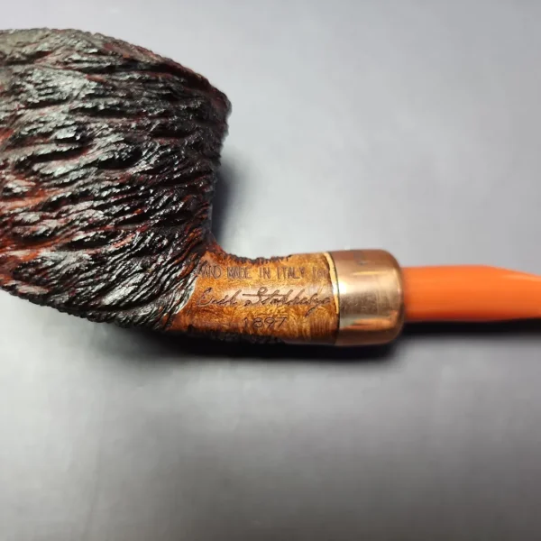 4th Generation (by Ascorti) 1897 Rusticated Dublin Estate Briar Pipe, Unsmoked - Image 2