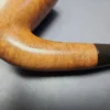 Ed Burak Connoisseur XL "LC" Smooth Bent Billiard Estate Briar Pipe, American Estates - Image 2