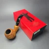 Don Carlos 2 Note Rusticated Brandy Estate Briar Pipe, Italian Estates - Image 2