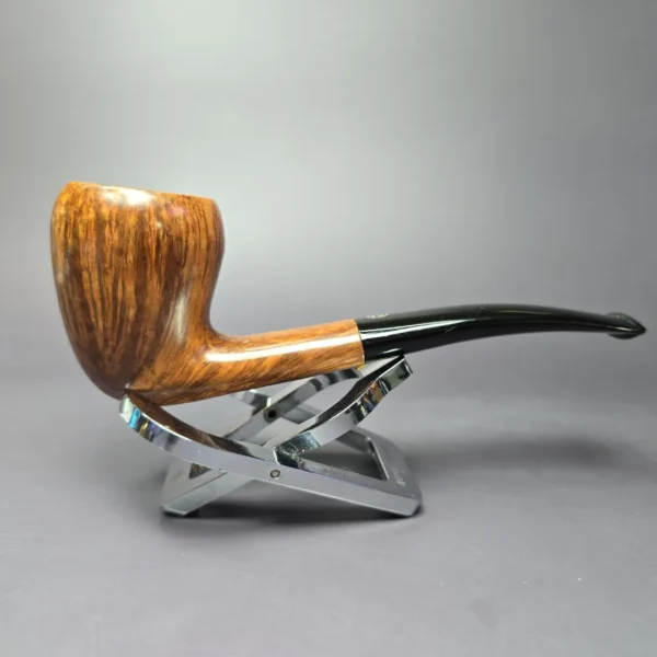 James Upshall (1980s) B Grade Smooth Acorn Estate Briar Pipe, English Estates - Image 2
