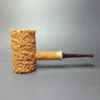 Pipe Tristan Rusticated Poker w/ Durat Handmade Briar Pipe, New - Image 2