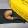 Merchant Service Sandblasted “Full Bent” Bent Billiard Artisan Briar Pipe, New - Image 2