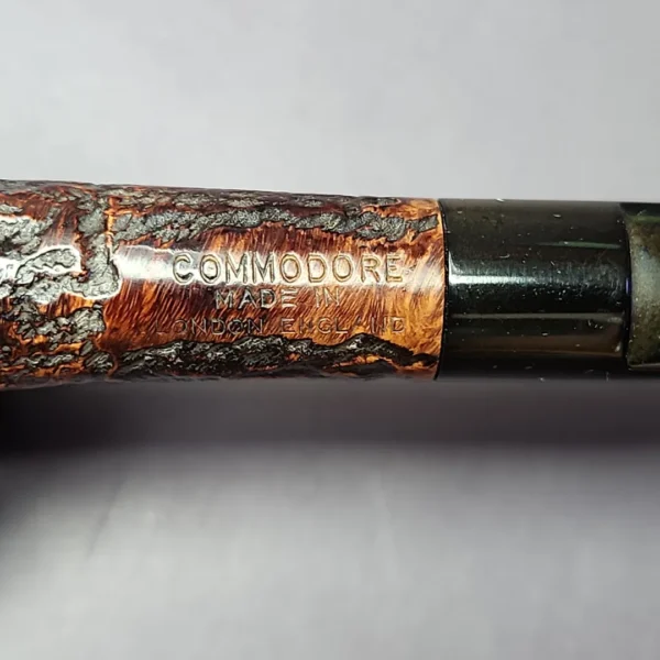 Commodore (by Charatan?) Sandblasted Pot Estate Briar Pipe, English Estates - Image 2