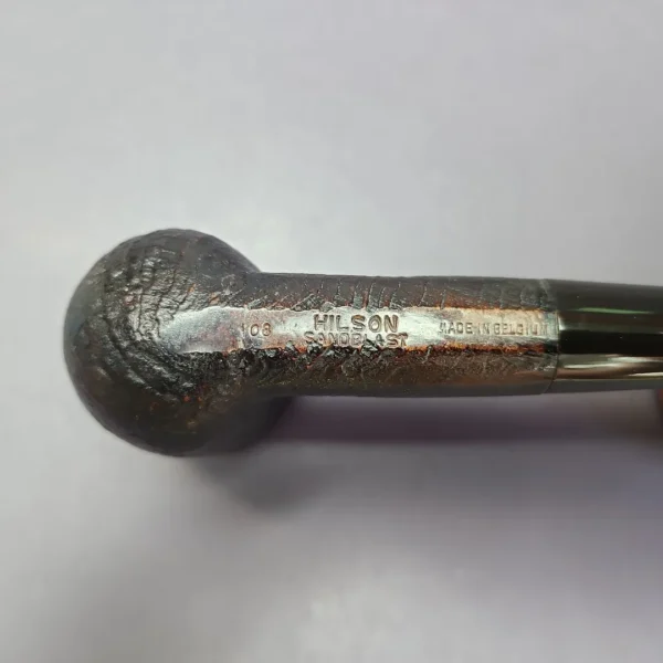 Hilson Sandblast 108 XL Billiard Estate Briar Pipe, Belgian Estates - Image 2