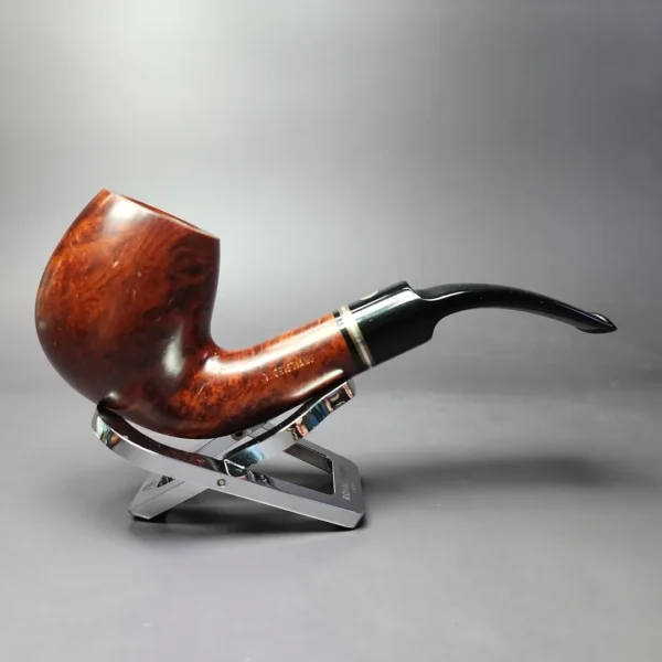 Thomas Cristiano Smooth Bent Brandy Estate Briar Pipe, Unsmoked - Image 2