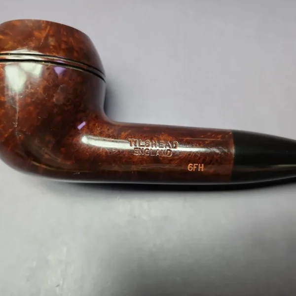 James Upshall Tilshead Group 6 Smooth Rhodesian Estate Briar Pipe, Unsmoked - Image 2