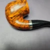 Merchant Service Smooth “Full Bent” Bent Billiard Artisan Briar Pipe, New - Image 2