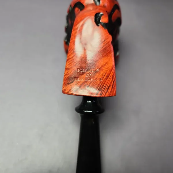 Nording Partially Rusticated Freehand Estate Briar Pipe, Unsmoked - Image 2