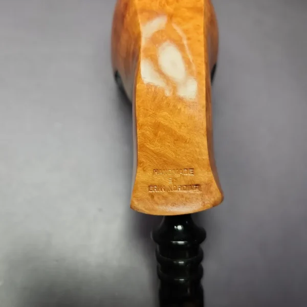 Nording Spiral Partially Rusticated Freehand Estate Briar Pipe, Unsmoked - Image 2