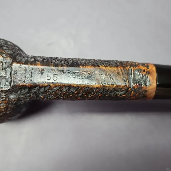 Old England (Sasieni) 55 Rusticated Billiard Estate Briar Pipe, English Estates - Image 2