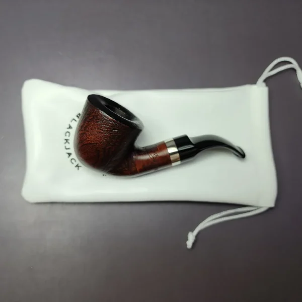 Morgan BlackJack 20 Sandblasted Dublin Briar Pipe, New - Image 2