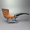 Caminetto Business 156 KS Rusticated Dublin Estate Briar Pipe, Italian Estates - Image 2