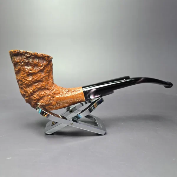 Caminetto Business 156 KS Rusticated Dublin Estate Briar Pipe, Italian Estates - Image 2