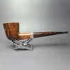 James Upshall Old England Magnum Dublin w/ Les Wood Silver Estate Briar Pipe, Unsmoked - Image 2