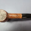 English Rustic Sandblasted Poker Estate Briar Pipe, English Estates - Image 2