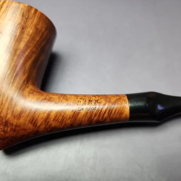 Bari Senior Straight Grain Smooth Pickaxe Estate Briar Pipe, Danish Estates - Image 2