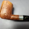 Savinelli Autograph Part Sandblasted Freehand w/ Silver Estate Briar Pipe, Italian Estates - Image 2
