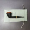 Brebbia Gemma 882 Sandblasted Rhodesian Estate Briar Pipe, Italian Estates - Image 2