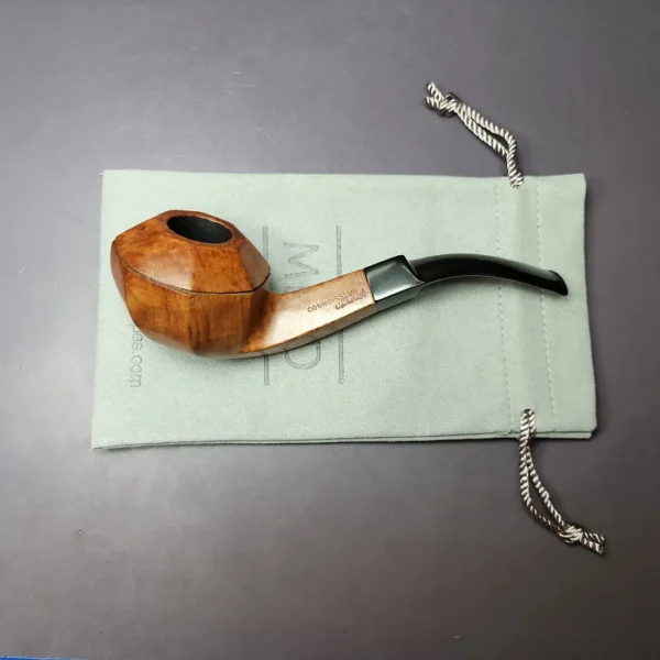 Ed Burak Connoisseur Smooth Facet Bulldog Estate Briar Pipe, American Estates - Image 2
