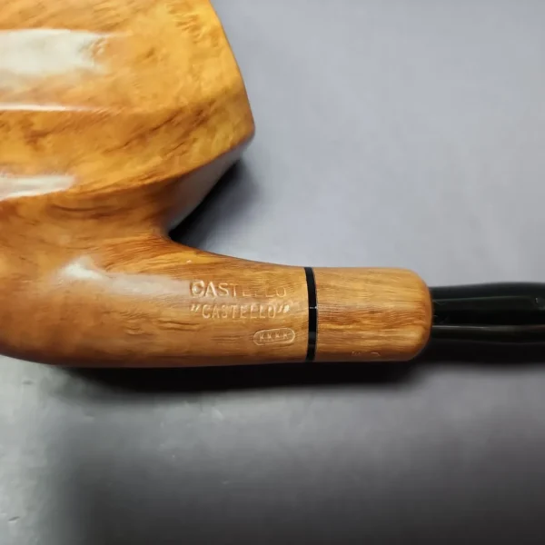 Castello "Castello" 4K Spiral Carved Egg Estate Briar Pipe, Italian Estates - Image 2