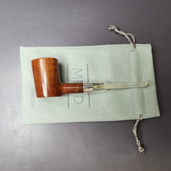 GBD Virgin 1344 Smooth Poker w/ Perspex Estate Briar Pipe, English Estates - Image 2