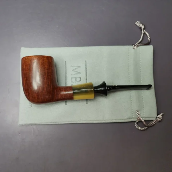 Savinelli Nonpareil 9111 Smooth Billiard Estate Briar Pipe, Italian Estates - Image 2