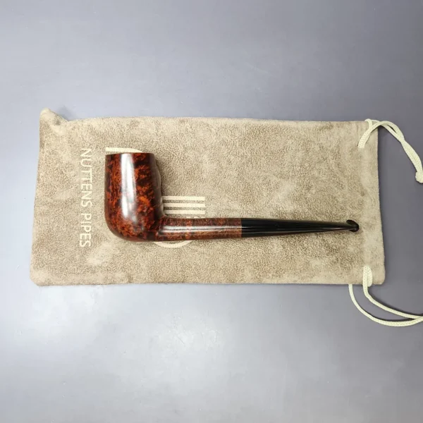 Bruno Nuttens AA Hand Made Pencil Shank Brandy Estate Briar Pipe, Unsmoked - Image 2