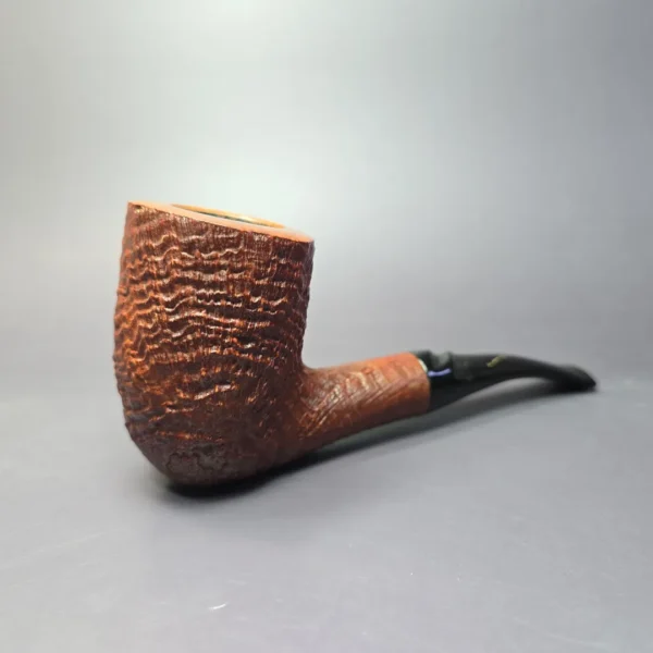 Savinelli Autograph 5 Sandblasted Freehand Estate Briar Pipe, Italian Estates - Image 2