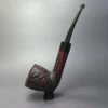 James Upshall Bark EXL Rusticated Cavalier Estate Briar Pipe, Unsmoked - Image 2