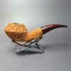 Pipe Tristan Granite Rusticated Bullmoose Handmade Briar Pipe, New - Image 2