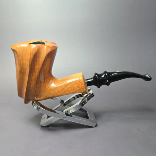 Nording Virgin Grain 1 Smooth Freehand Estate Briar Pipe, Unsmoked - Image 2