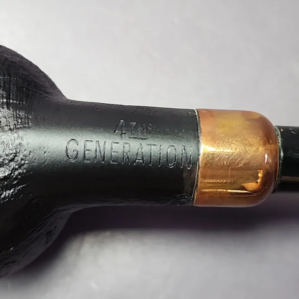 4th Generation Klassisk 406 Sandblasted Prince Estate Briar Pipe, Unsmoked - Image 2