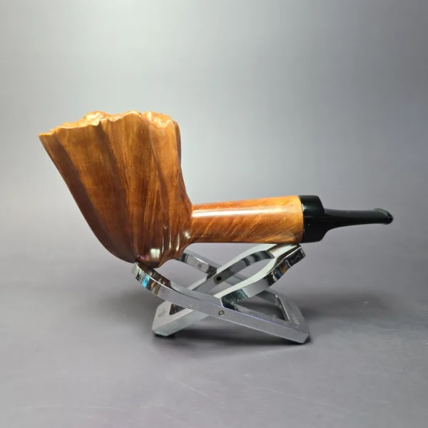 Olim by Marco Nepi Smooth Fluted Freehand Estate Briar Pipe Unsmoked - Image 2