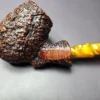 Caminetto Business Rusticated Egg Estate Briar Pipe, Italian Estates - Image 2