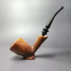 Soren Partially Sandblasted Freehand Estate Briar Pipe, Danish Estates - Image 2