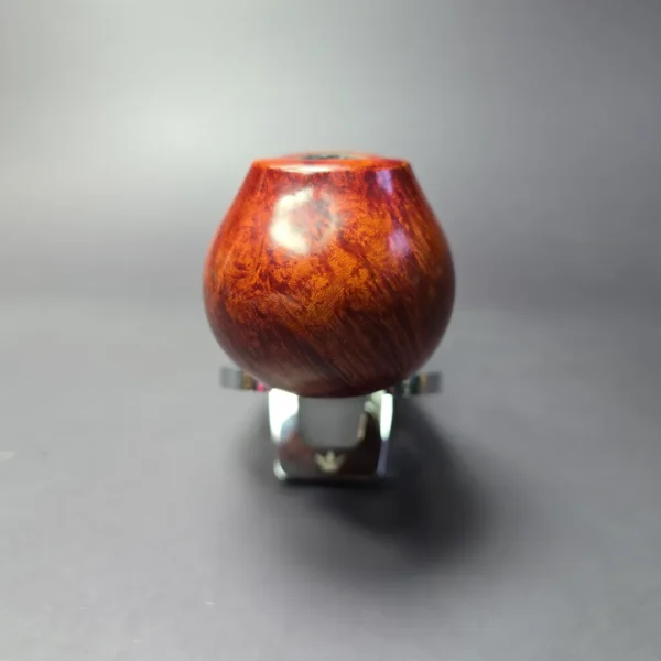 SU Pipes Smooth Brandy w/ Buddha Bamboo Handmade Briar Pipe, New - Image 3