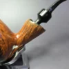 Bari Wiking XL Partially Sandblasted Freehand Estate Briar Pipe, Danish Estates - Image 3