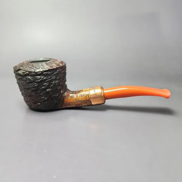 4th Generation (by Ascorti) 1897 Rusticated Dublin Estate Briar Pipe, Unsmoked - Image 3