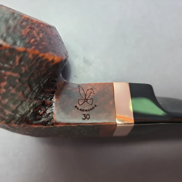 Morgan BlackJack 30 Sandblasted Bulldog Briar Pipe, New - Image 3