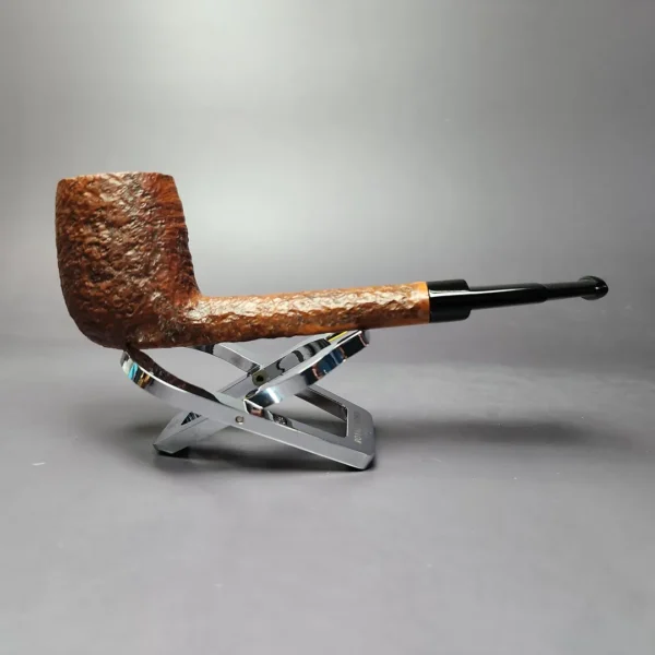 Charatan's Make 20104DC Sandblasted Lumberman Estate Briar Pipe, English Estates - Image 3