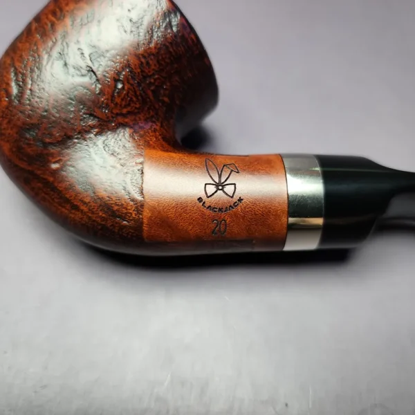 Morgan BlackJack 20 Sandblasted Dublin Briar Pipe, New - Image 3