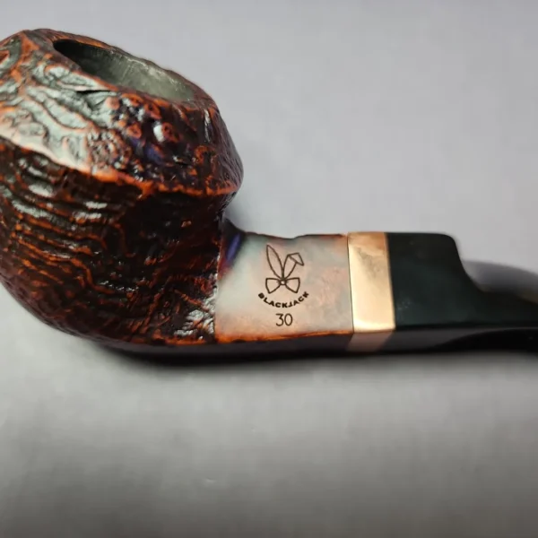 Morgan BlackJack 30 Sandblasted Bulldog Briar Pipe, New - Image 3