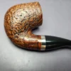Merchant Service Sandblasted “Full Bent” Bent Billiard Artisan Briar Pipe, New - Image 3