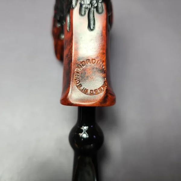 Nording Partially Rusticated Freehand Estate Briar Pipe, Unsmoked - Image 3